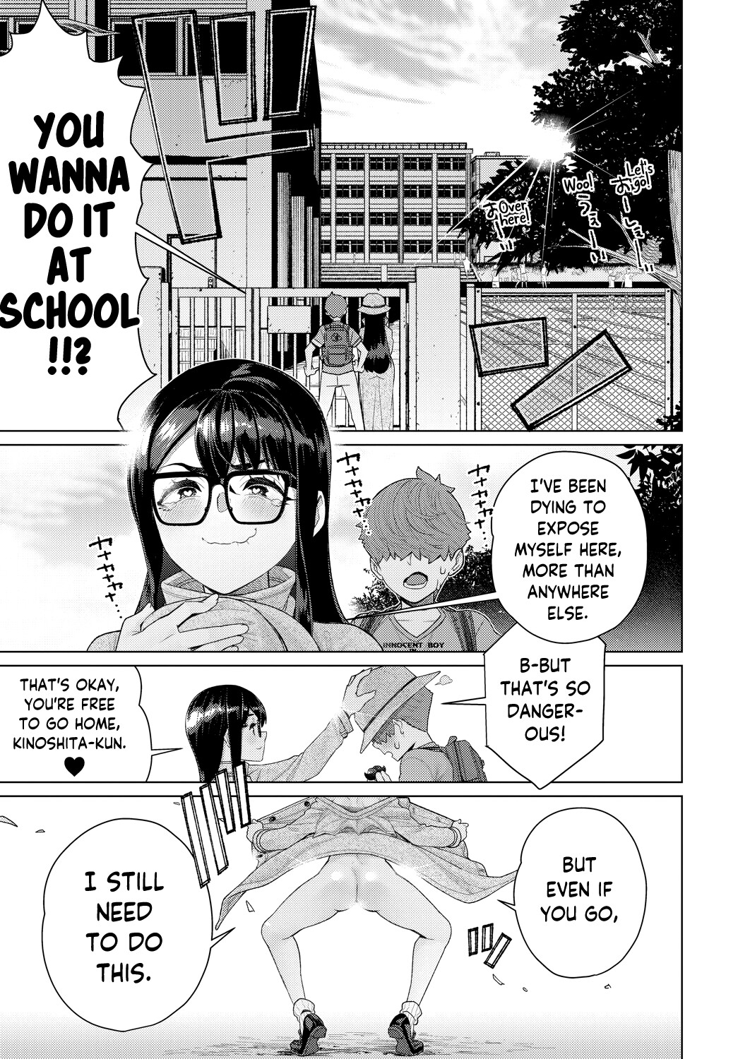 Hentai Manga Comic-Student Council President: Flasher Without Limits-Read-15